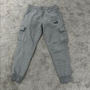 Puma Men's Gray Cargo Pants